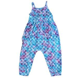 Yousie Toddler Girls Kids Mermaid Jumpsuit Size 2-3 Toddler